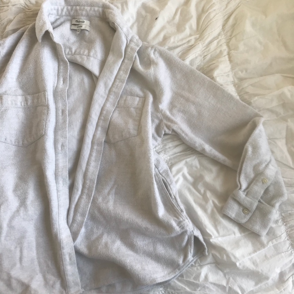 White madewell flannel